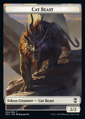 Soldier (09) // Cat Beast Double-sided Token [Streets of New Capenna Commander Tokens] | Exor Games Summserside