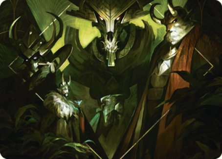 Meeting of the Five Art Card [Streets of New Capenna Art Series] | Exor Games Summserside