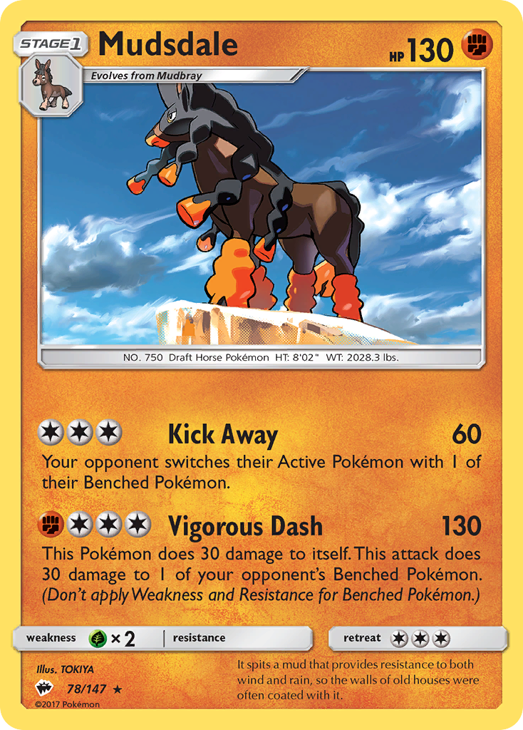 Mudsdale (78/147) [Sun & Moon: Burning Shadows] | Exor Games Summserside