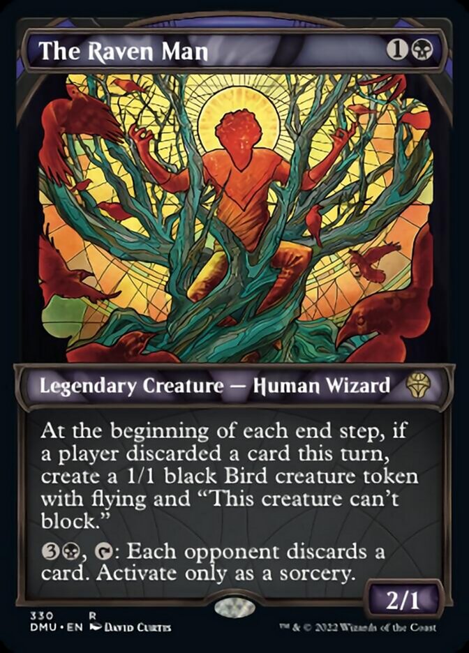The Raven Man (Showcase Textured) [Dominaria United] | Exor Games Summserside