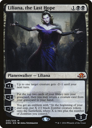 Liliana, the Last Hope [Eldritch Moon] | Exor Games Summserside