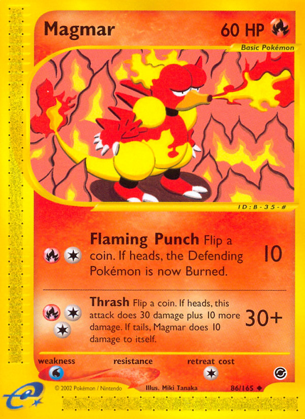 Magmar (86/165) [Expedition: Base Set] | Exor Games Summserside