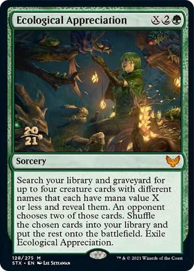 Ecological Appreciation [Strixhaven: School of Mages Prerelease Promos] | Exor Games Summserside