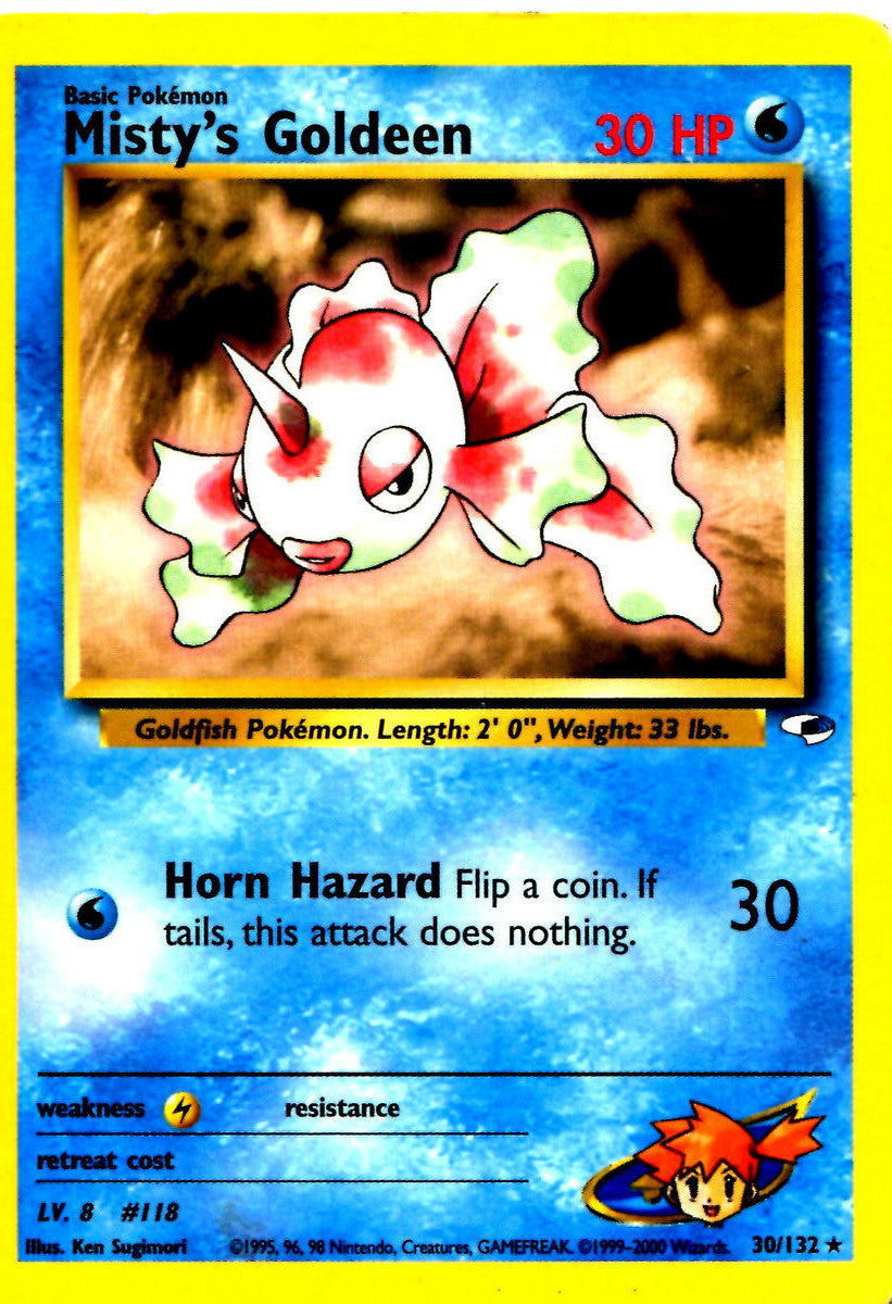 Misty's Goldeen (30/132) [Gym Heroes Unlimited] | Exor Games Summserside