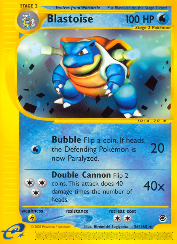 Blastoise (36/165) [Expedition: Base Set] | Exor Games Summserside