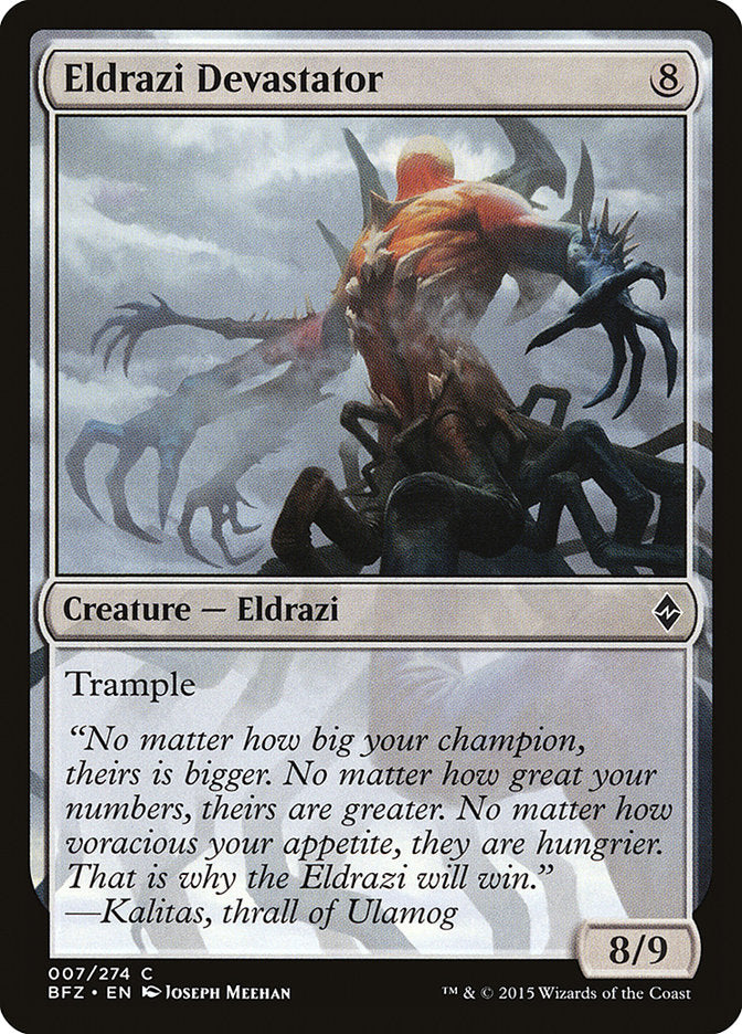 Eldrazi Devastator [Battle for Zendikar] | Exor Games Summserside