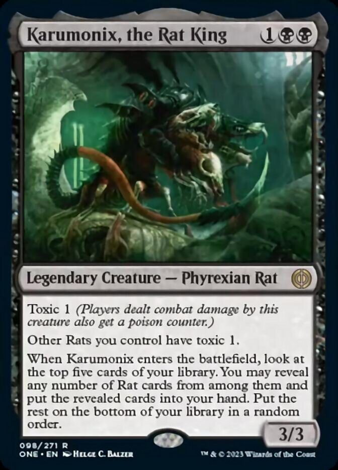 Karumonix, the Rat King [Phyrexia: All Will Be One] | Exor Games Summserside