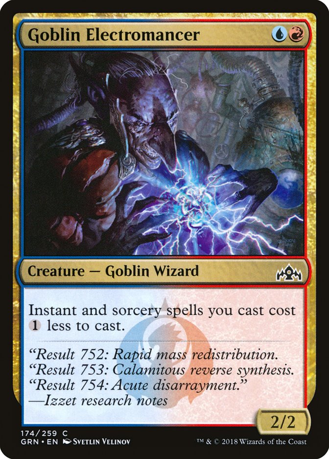 Goblin Electromancer [Guilds of Ravnica] | Exor Games Summserside