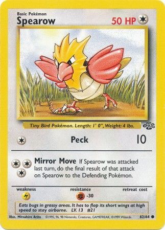 Spearow (62/64) [Jungle Unlimited] | Exor Games Summserside