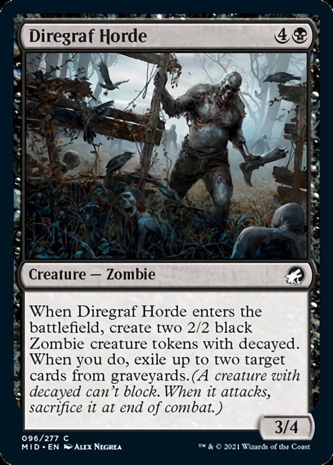 Diregraf Horde [Innistrad: Midnight Hunt] | Exor Games Summserside