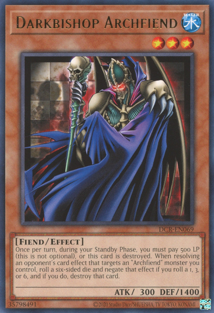 Darkbishop Archfiend [DCR-EN069] Rare | Exor Games Summserside