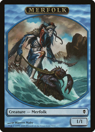 Merfolk Token [Zendikar Tokens] | Exor Games Summserside