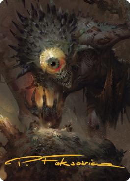 Nothic Art Card (Gold-Stamped Signature) [Commander Legends: Battle for Baldur's Gate Art Series] | Exor Games Summserside