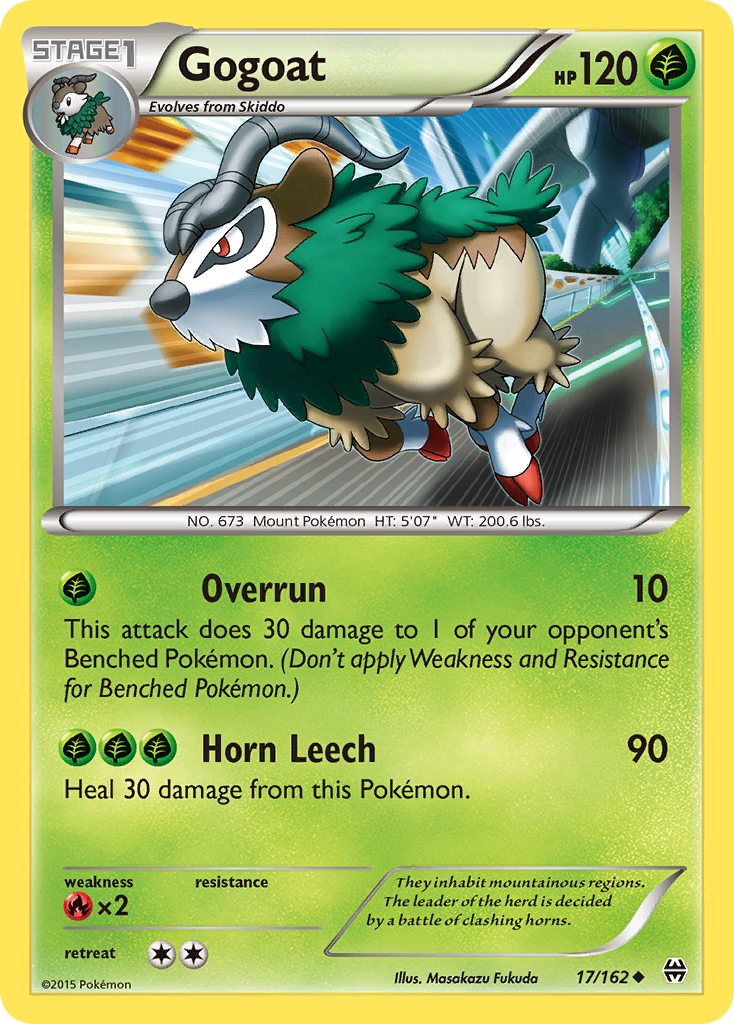 Gogoat (17/162) [XY: BREAKthrough] | Exor Games Summserside