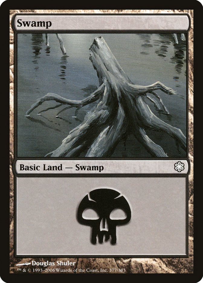 Swamp (377) [Coldsnap Theme Decks] | Exor Games Summserside