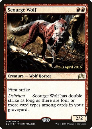 Scourge Wolf [Shadows over Innistrad Promos] | Exor Games Summserside