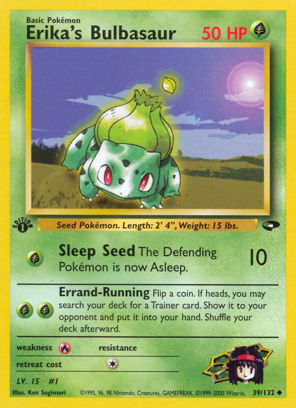 Erika's Bulbasaur (39/132) [Gym Challenge 1st Edition] | Exor Games Summserside