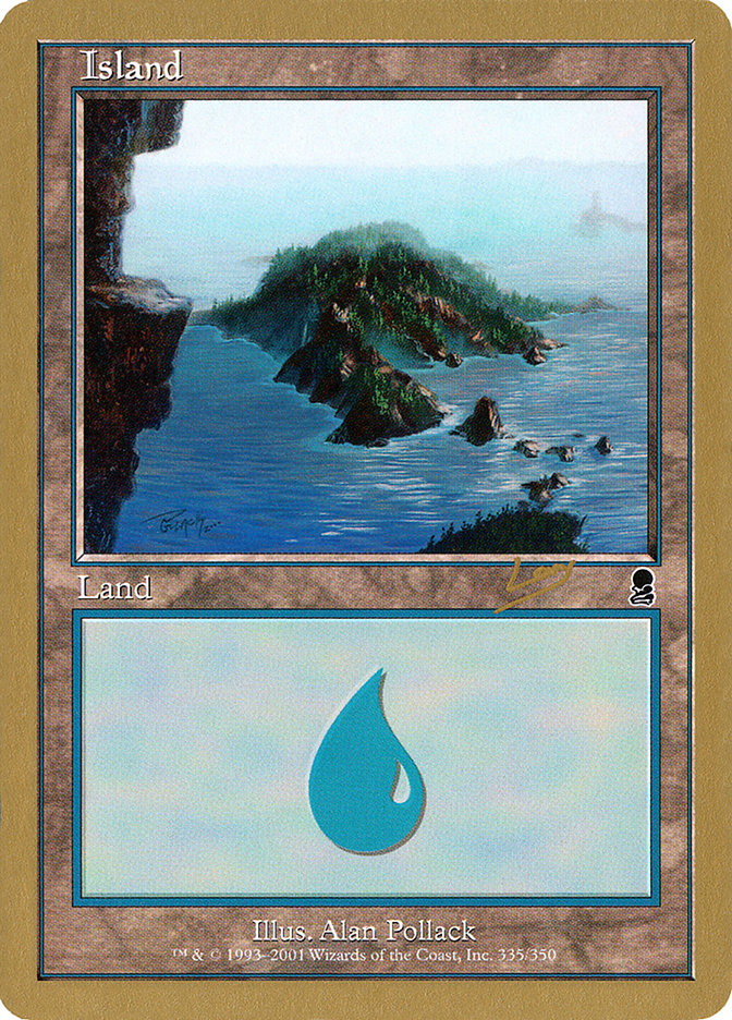 Island (rl335) (Raphael Levy) [World Championship Decks 2002] | Exor Games Summserside
