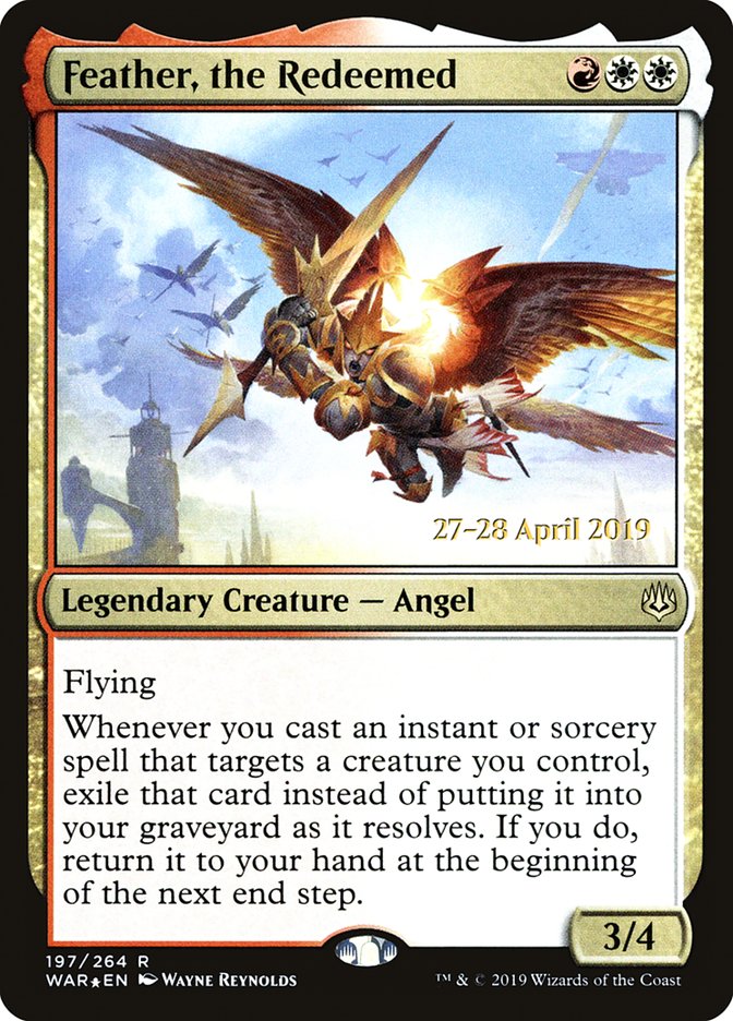 Feather, the Redeemed  [War of the Spark Prerelease Promos] | Exor Games Summserside