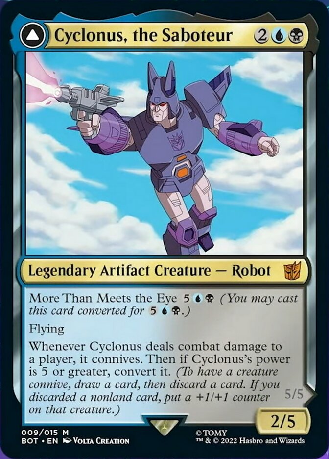 Cyclonus, the Saboteur // Cyclonus, Cybertronian Fighter [Universes Beyond: Transformers] | Exor Games Summserside