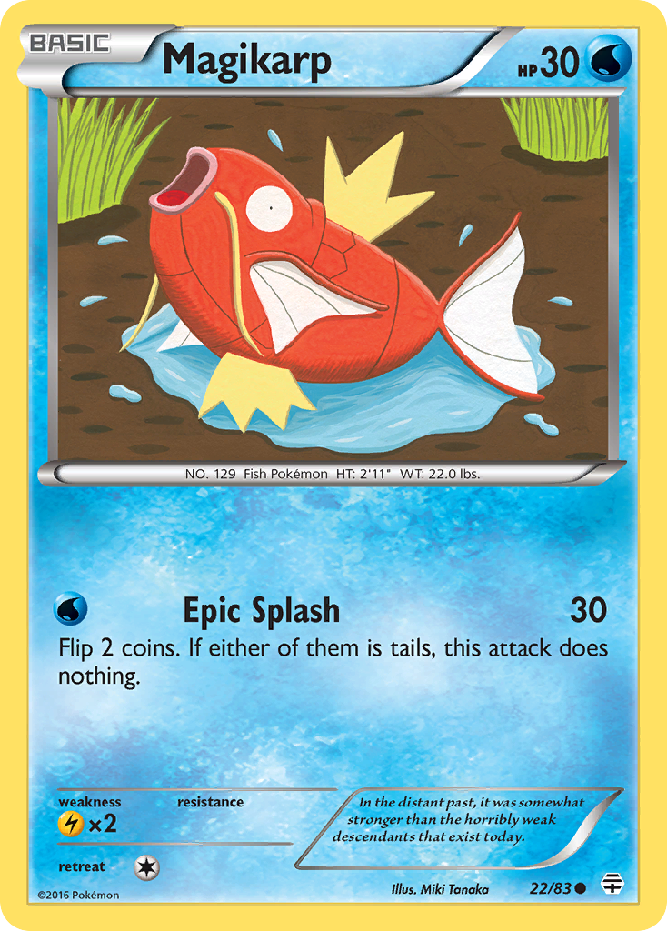 Magikarp (22/83) [XY: Generations] | Exor Games Summserside
