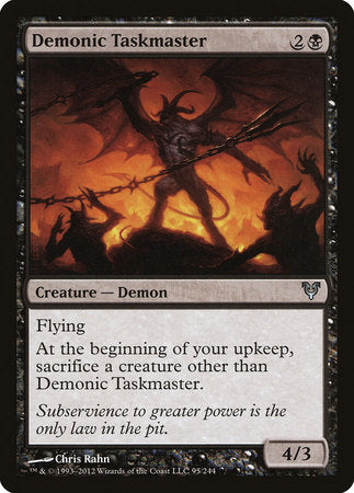 Demonic Taskmaster [Avacyn Restored] | Exor Games Summserside