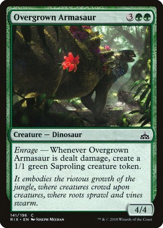 Overgrown Armasaur [Rivals of Ixalan] | Exor Games Summserside