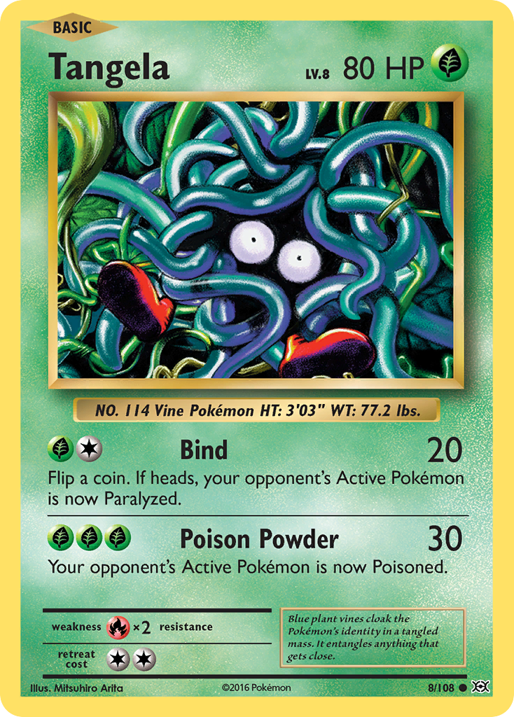 Tangela (8/108) [XY: Evolutions] | Exor Games Summserside