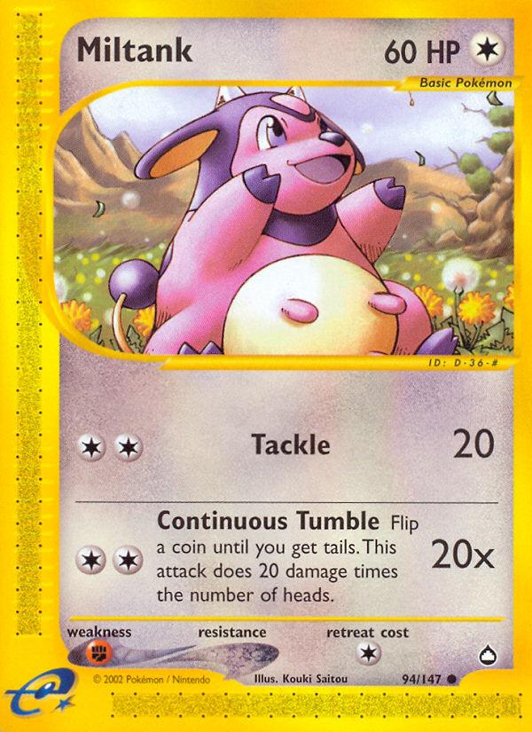 Miltank (94/147) [Aquapolis] | Exor Games Summserside