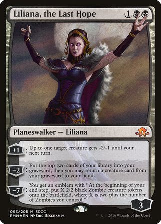 Liliana, the Last Hope SDCC 2016 EXCLUSIVE [San Diego Comic-Con 2016] | Exor Games Summserside