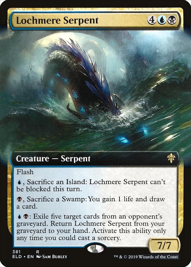 Lochmere Serpent (Extended Art) [Throne of Eldraine] | Exor Games Summserside