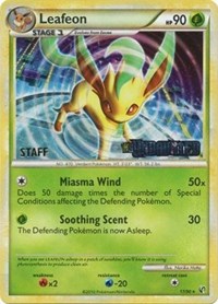 Leafeon (17/90) (Prerelease Promo) [Staff] [Nintendo: Black Star Promos] | Exor Games Summserside