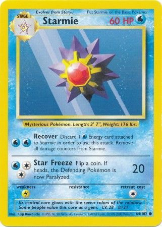 Starmie (64/102) [Base Set Unlimited] | Exor Games Summserside