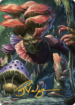 Myconid Spore Tender Art Card (Gold-Stamped Signature) [Commander Legends: Battle for Baldur's Gate Art Series] | Exor Games Summserside
