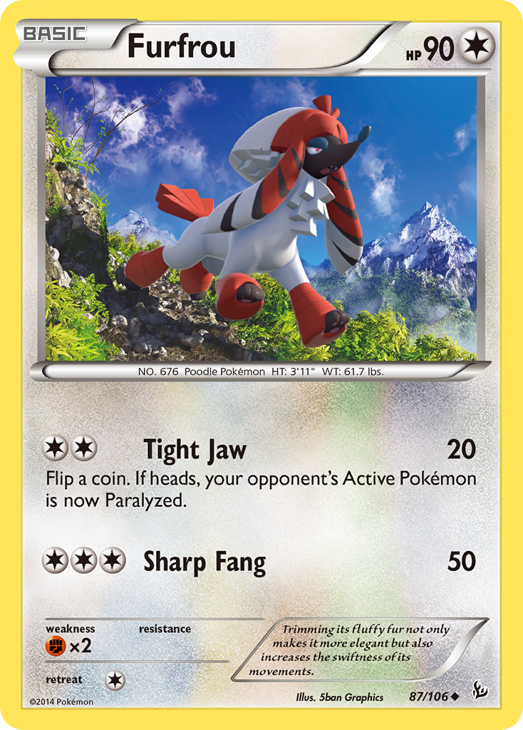 Furfrou (87/106) [XY: Flashfire] | Exor Games Summserside