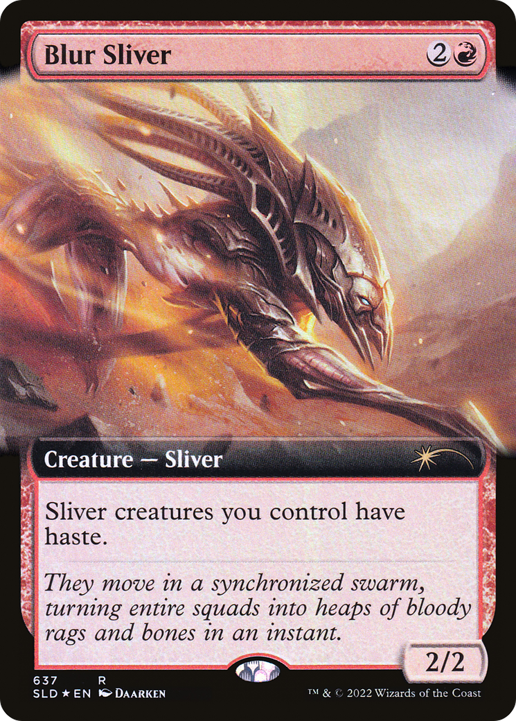 Blur Sliver (Extended Art) [Secret Lair Drop Promos] | Exor Games Summserside