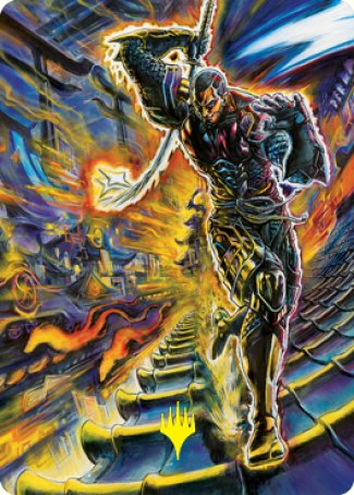 Kaito Shizuki 2 Art Card (Gold-Stamped Signature) [Kamigawa: Neon Dynasty Art Series] | Exor Games Summserside