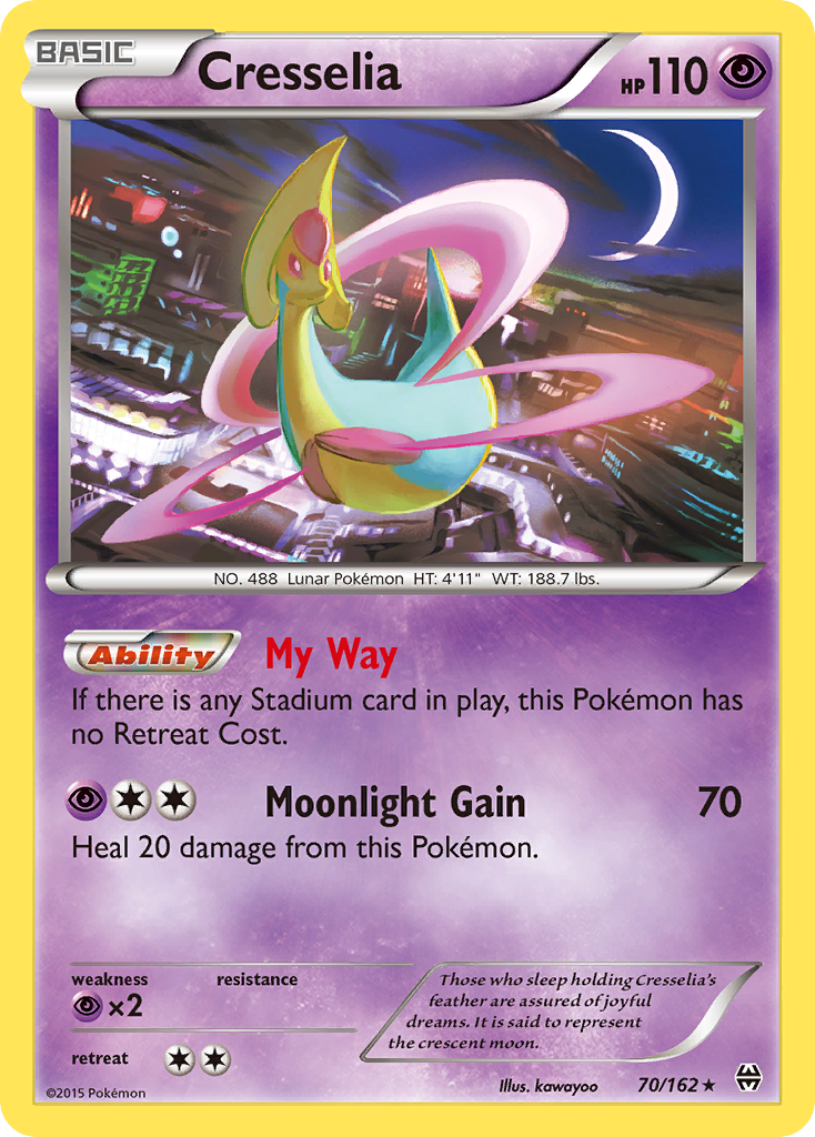 Cresselia (70/162) [XY: BREAKthrough] | Exor Games Summserside