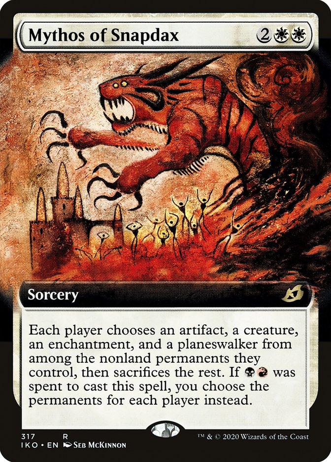Mythos of Snapdax (Extended Art) [Ikoria: Lair of Behemoths] | Exor Games Summserside