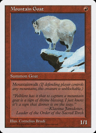 Mountain Goat [Fifth Edition] | Exor Games Summserside