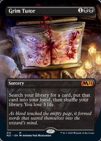 Grim Tutor (Alternate Art) [Core Set 2021] | Exor Games Summserside