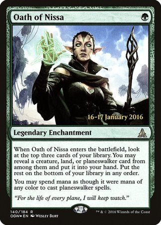 Oath of Nissa [Oath of the Gatewatch Promos] | Exor Games Summserside