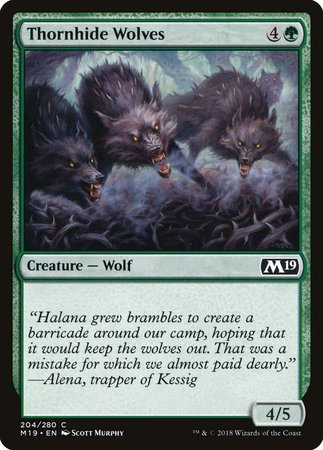 Thornhide Wolves [Core Set 2019] | Exor Games Summserside