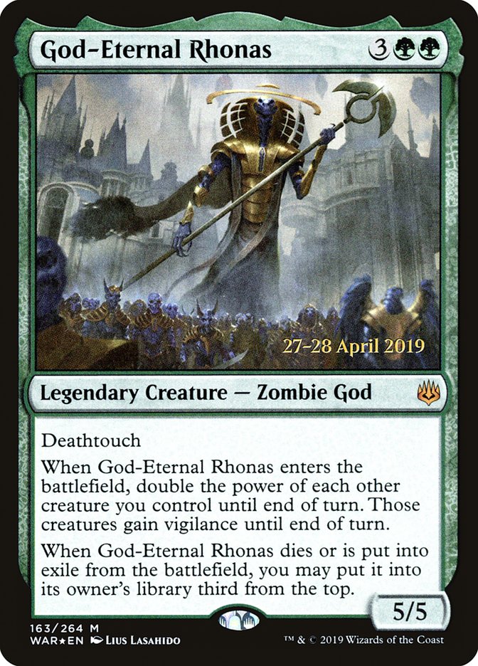 God-Eternal Rhonas  [War of the Spark Prerelease Promos] | Exor Games Summserside