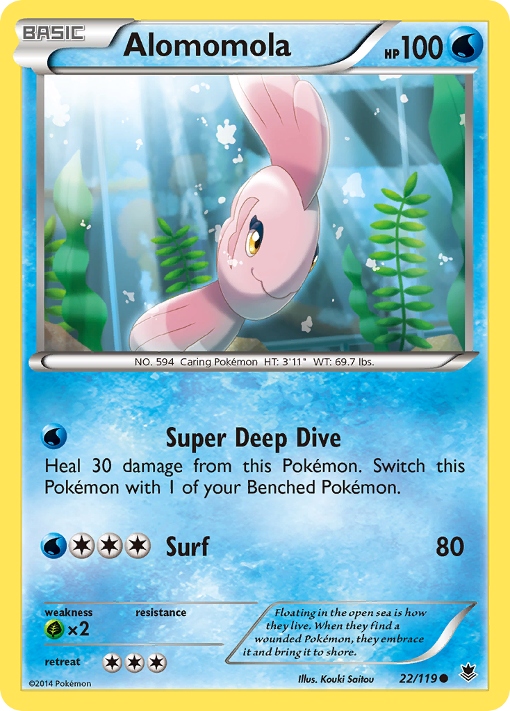 Alomomola (22/119) [XY: Phantom Forces] | Exor Games Summserside