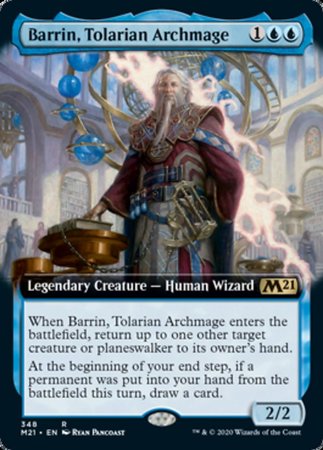 Barrin, Tolarian Archmage (Extended Art) [Core Set 2021] | Exor Games Summserside