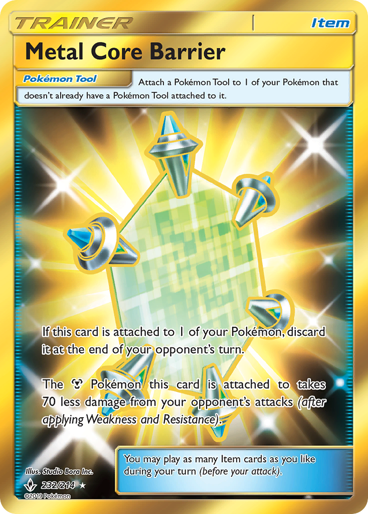 Metal Core Barrier (232/214) [Sun & Moon: Unbroken Bonds] | Exor Games Summserside