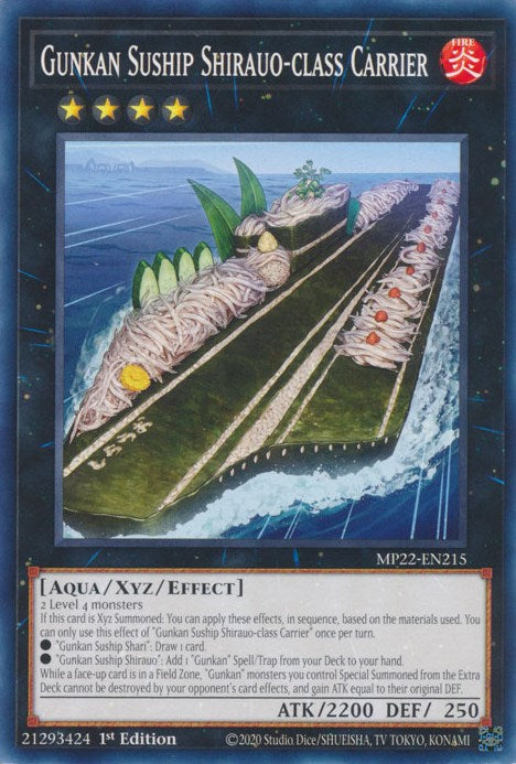 Gunkan Suship Shirauo-class Carrier [MP22-EN215] Common | Exor Games Summserside