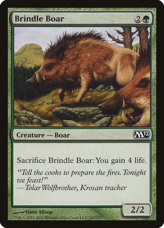 Brindle Boar [Magic 2012] | Exor Games Summserside