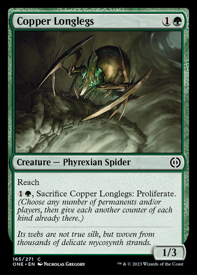 Copper Longlegs [Phyrexia: All Will Be One] | Exor Games Summserside